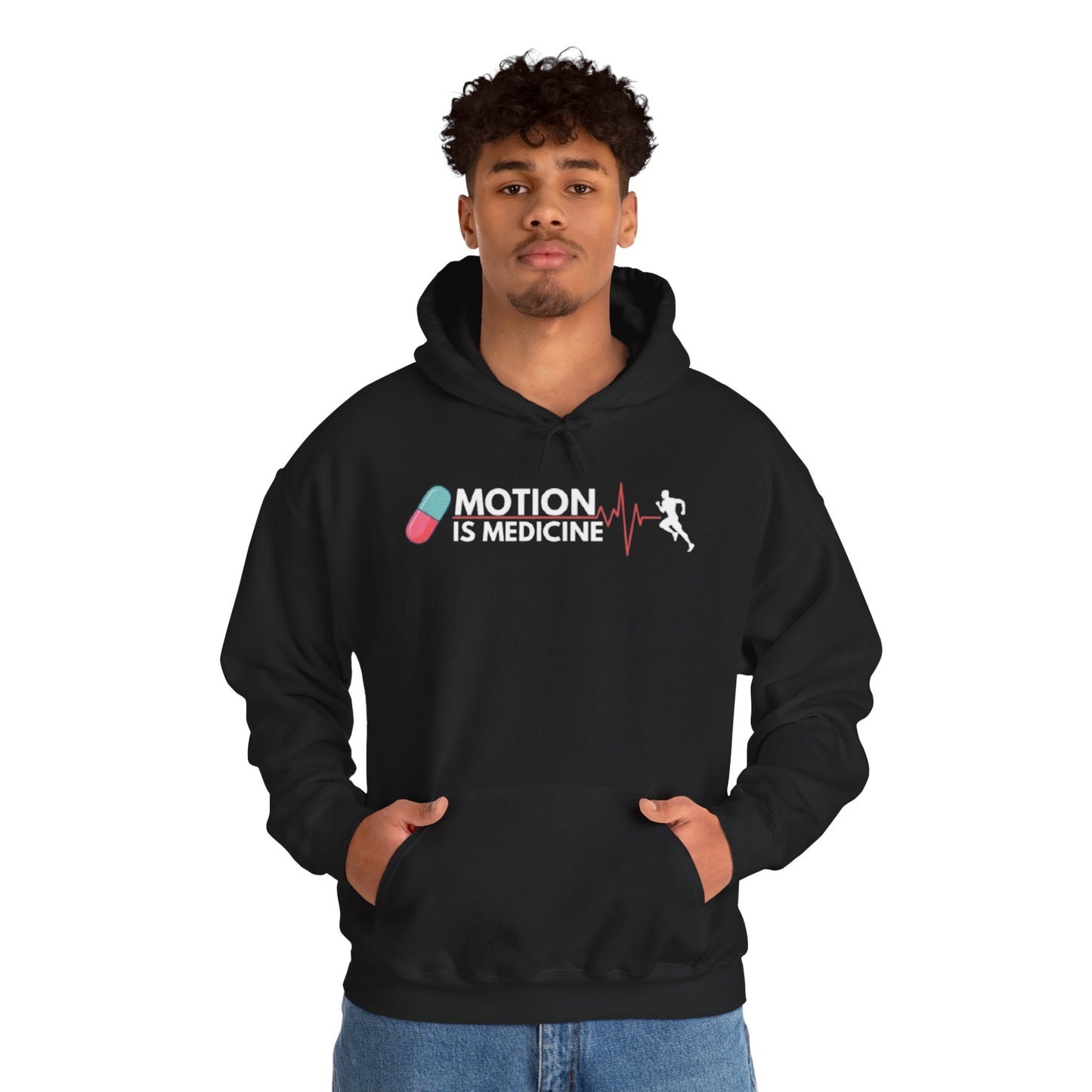 Motion Is Medicine Unisex Heavy Blend™ Hooded Sweatshirt