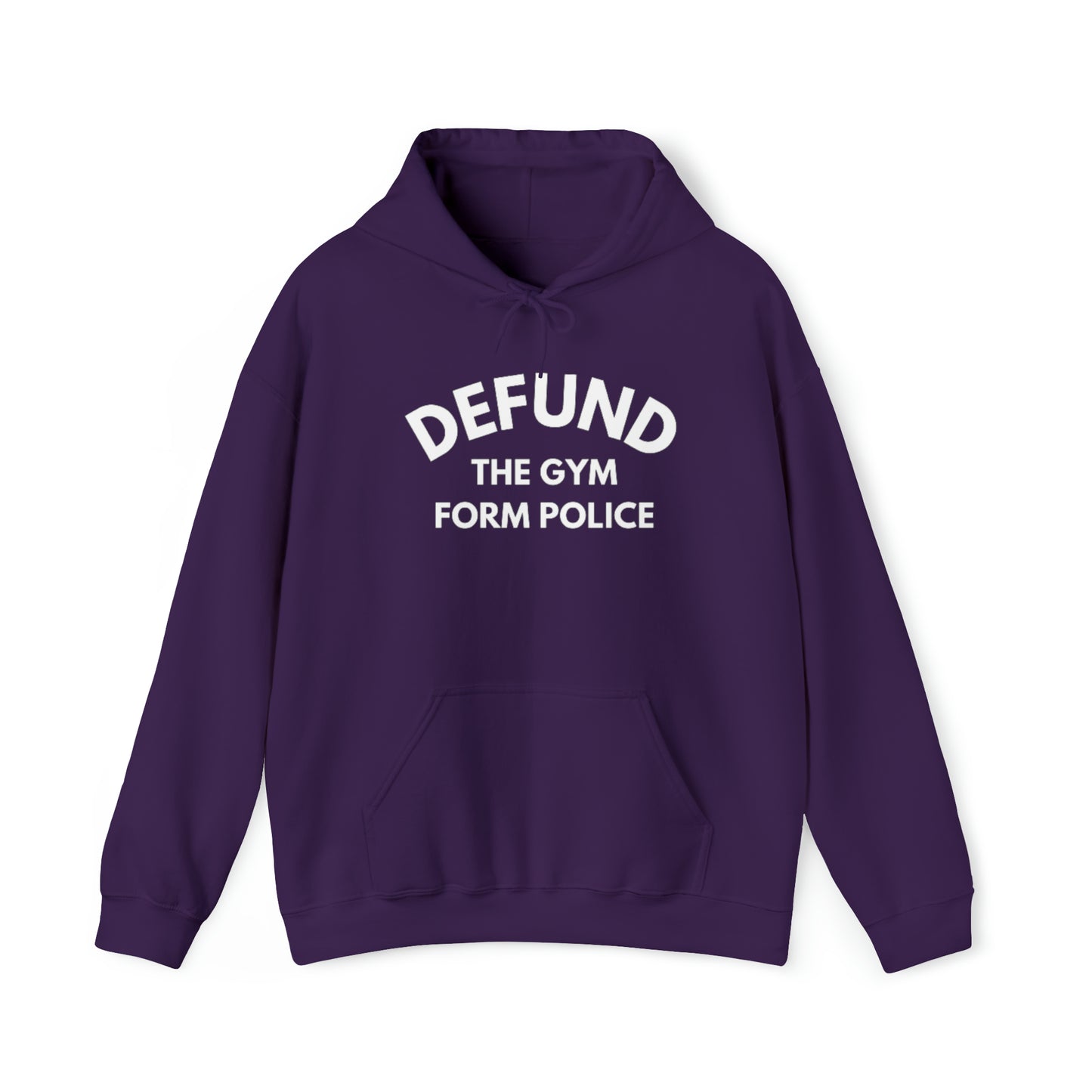 Defund Gym Form Police Unisex Heavy Blend™ Hooded Sweatshirt