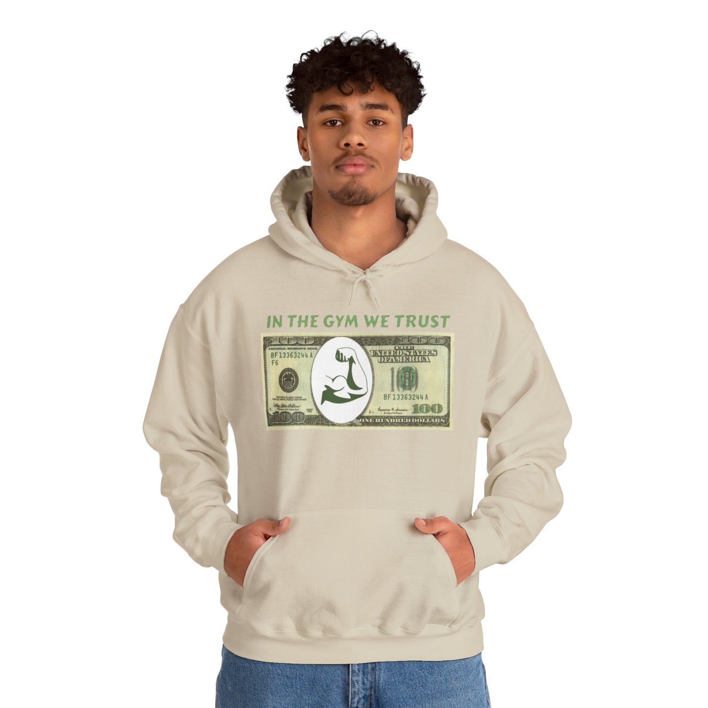 In The Gym We Trust Unisex Heavy Blend™ Hooded Sweatshirt