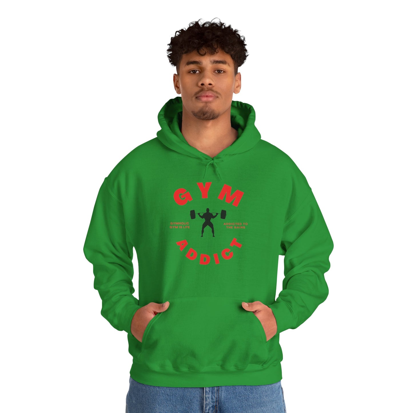 Gym Addict Unisex Heavy Blend™ Hooded Sweatshirt