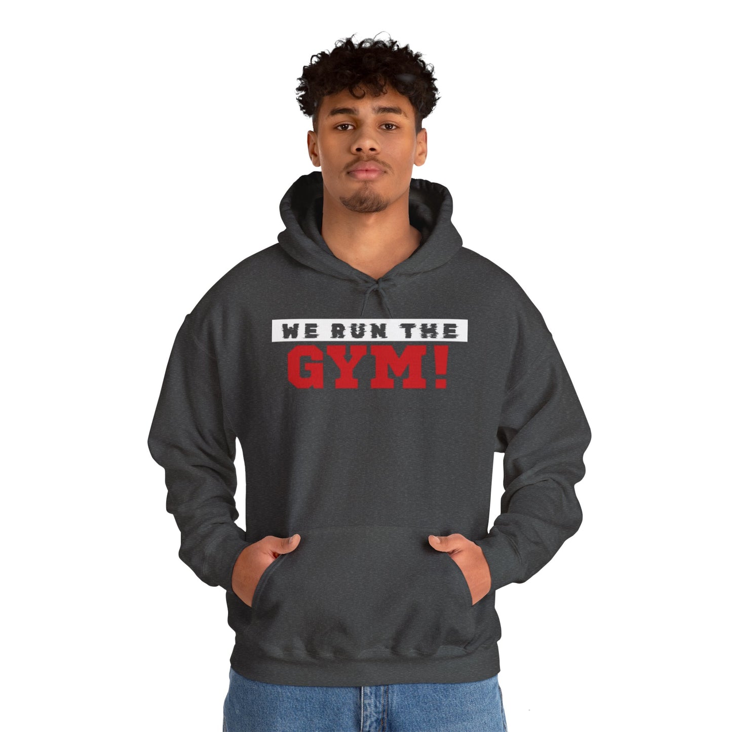 We Run The Gym Unisex Heavy Blend™ Hooded Sweatshirt