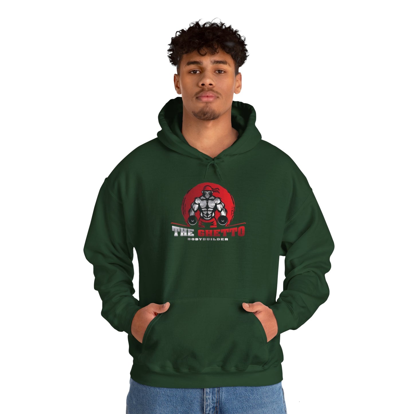 Ghetto Bodybuilder Unisex Heavy Blend™ Hooded Sweatshirt