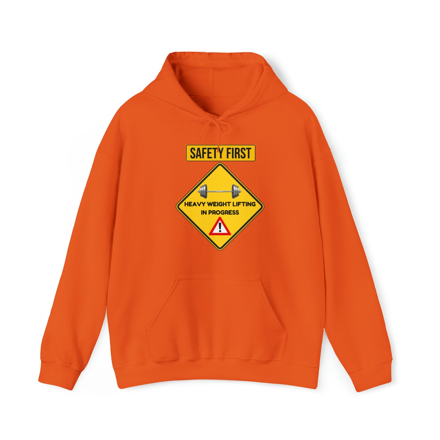 Safety First Unisex Heavy Blend™ Hooded Sweatshirt
