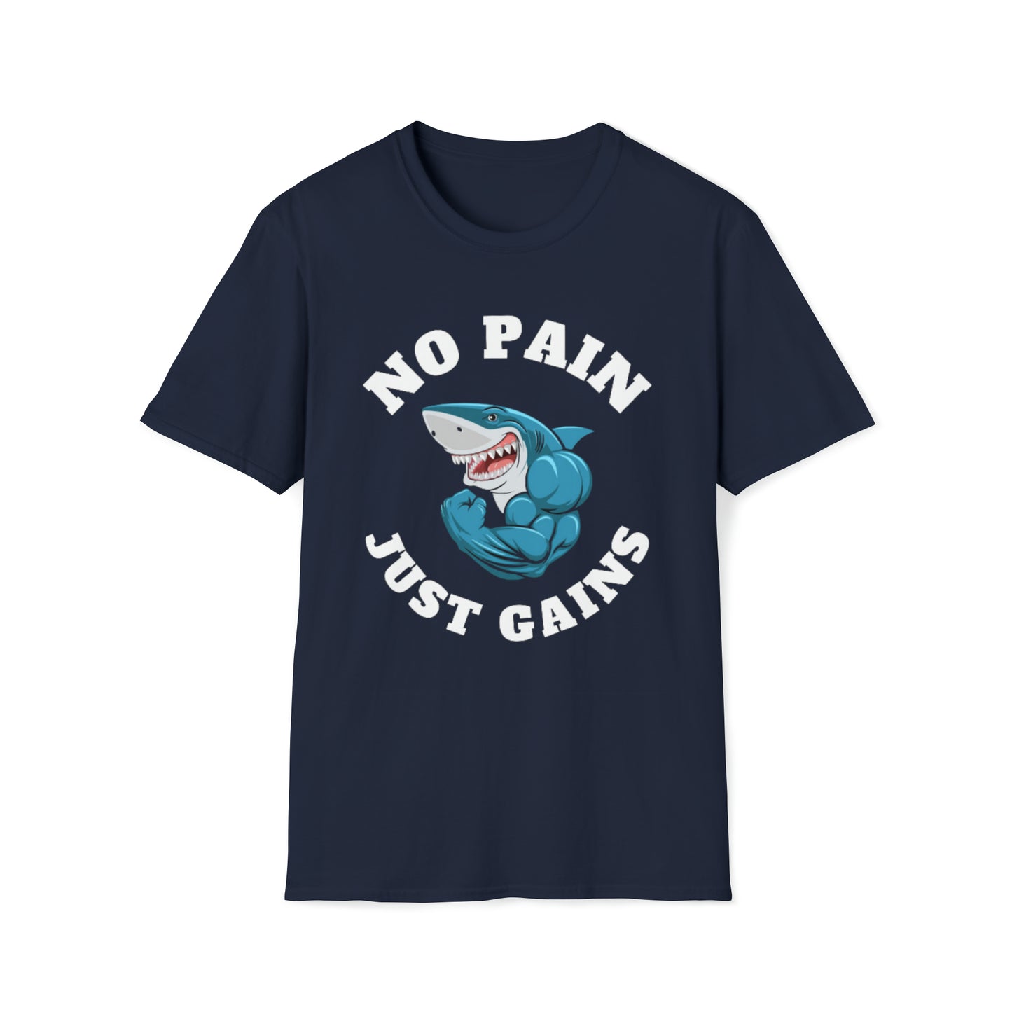 No Pain, No Gains Unisex Softstyle T-Shirt