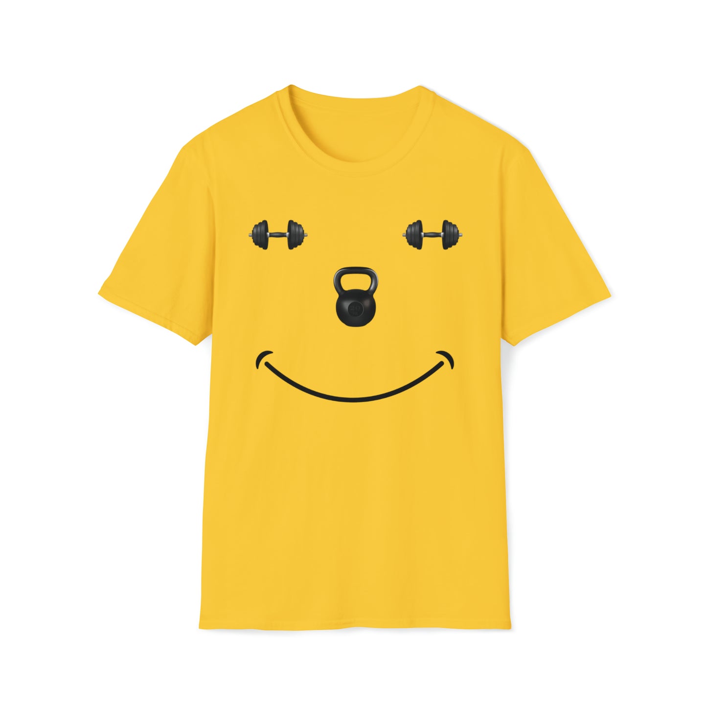 The Gym Makes Me Happy Unisex Softstyle T-Shirt