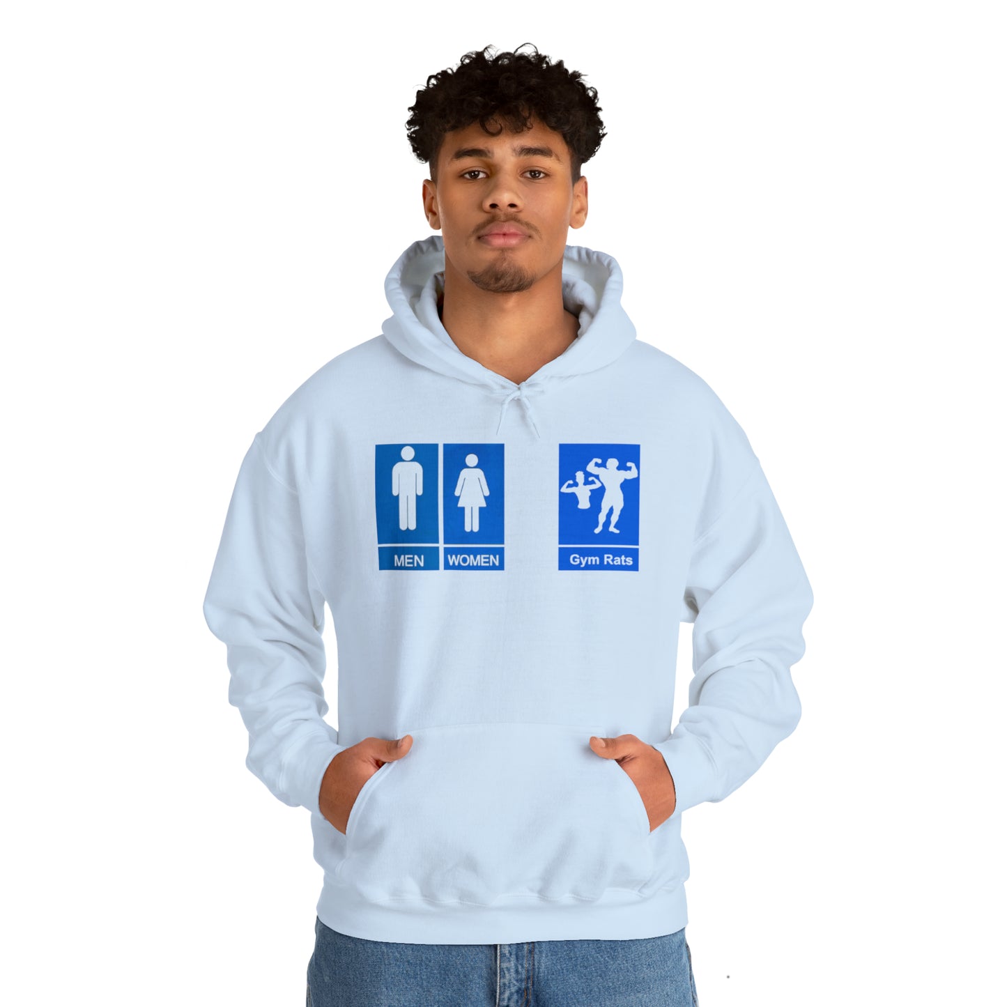 Gym Rats Bathroom Unisex Heavy Blend™ Hooded Sweatshirt