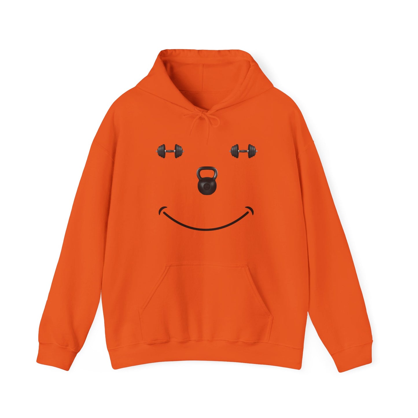 The Gym Makes Me Happy Unisex Heavy Blend™ Hooded Sweatshirt
