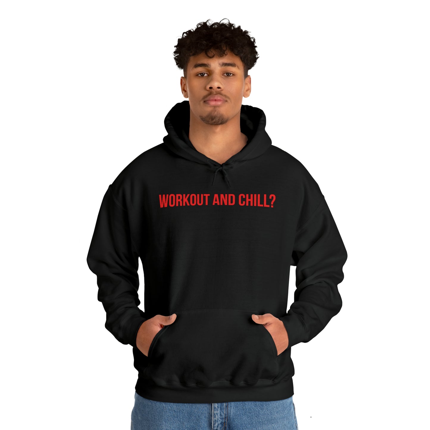 Workout And Chill Unisex Heavy Blend™ Hooded Sweatshirt