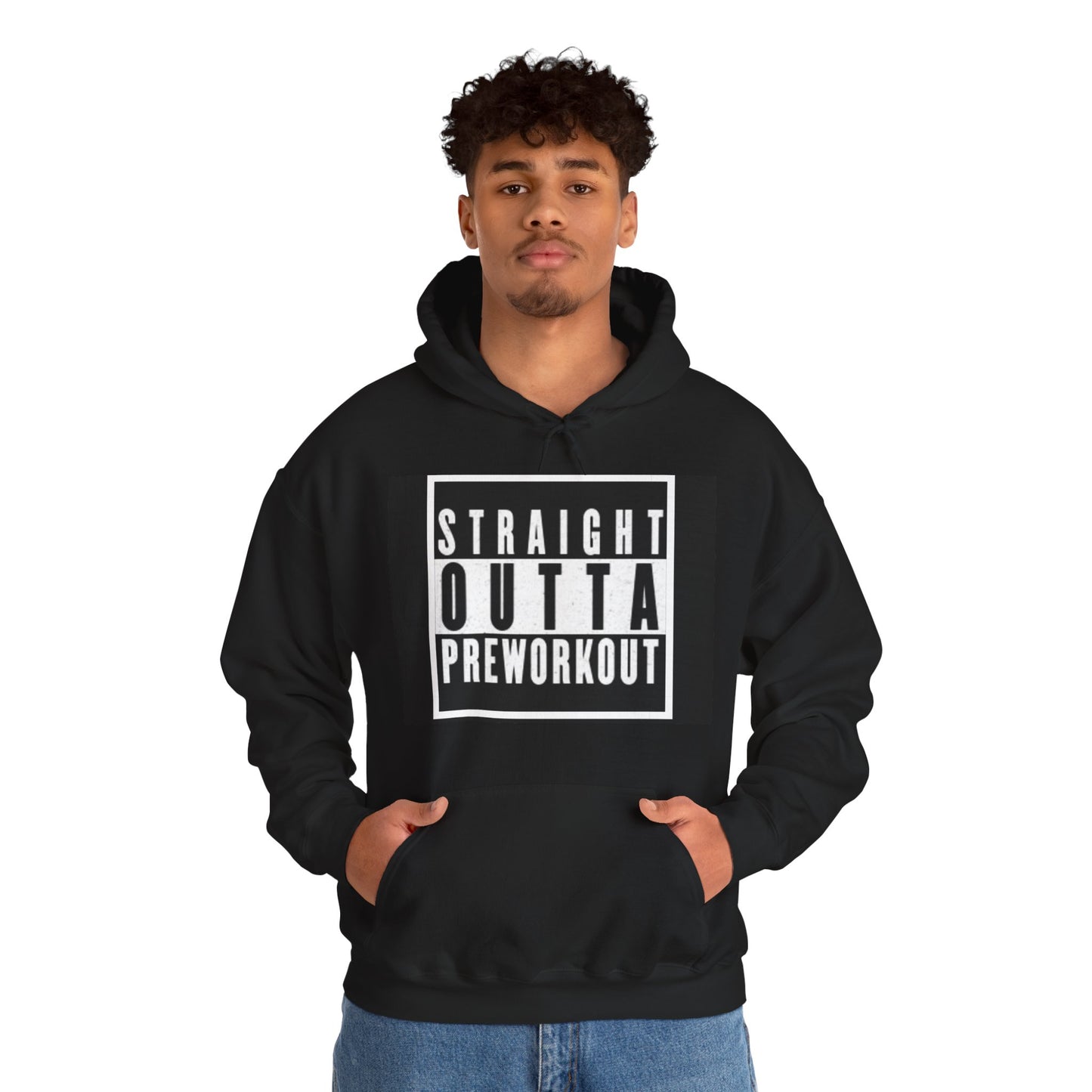 Straight Outta Preworkout Unisex Heavy Blend™ Hooded Sweatshirt