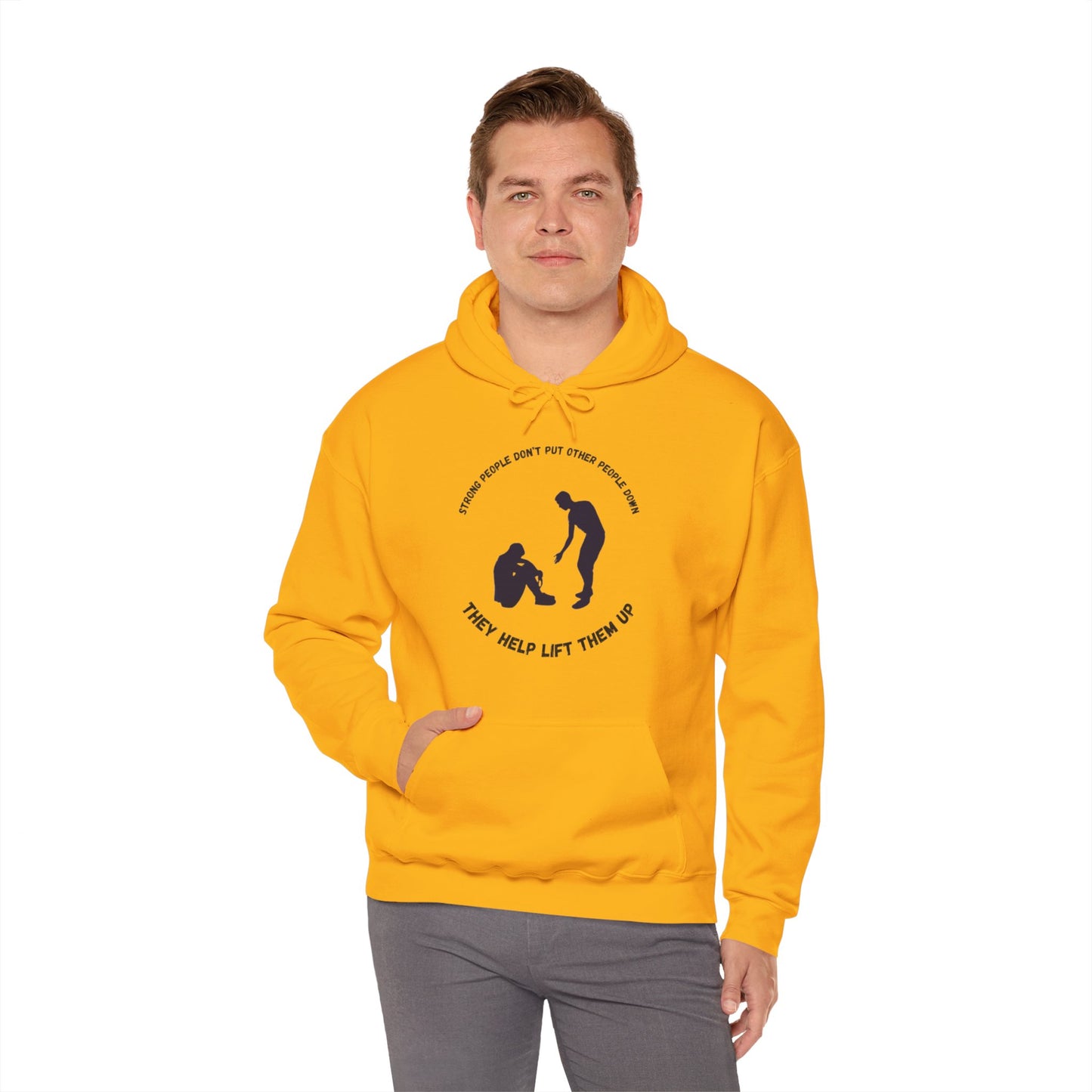 Strong People Unisex Heavy Blend™ Hooded Sweatshirt
