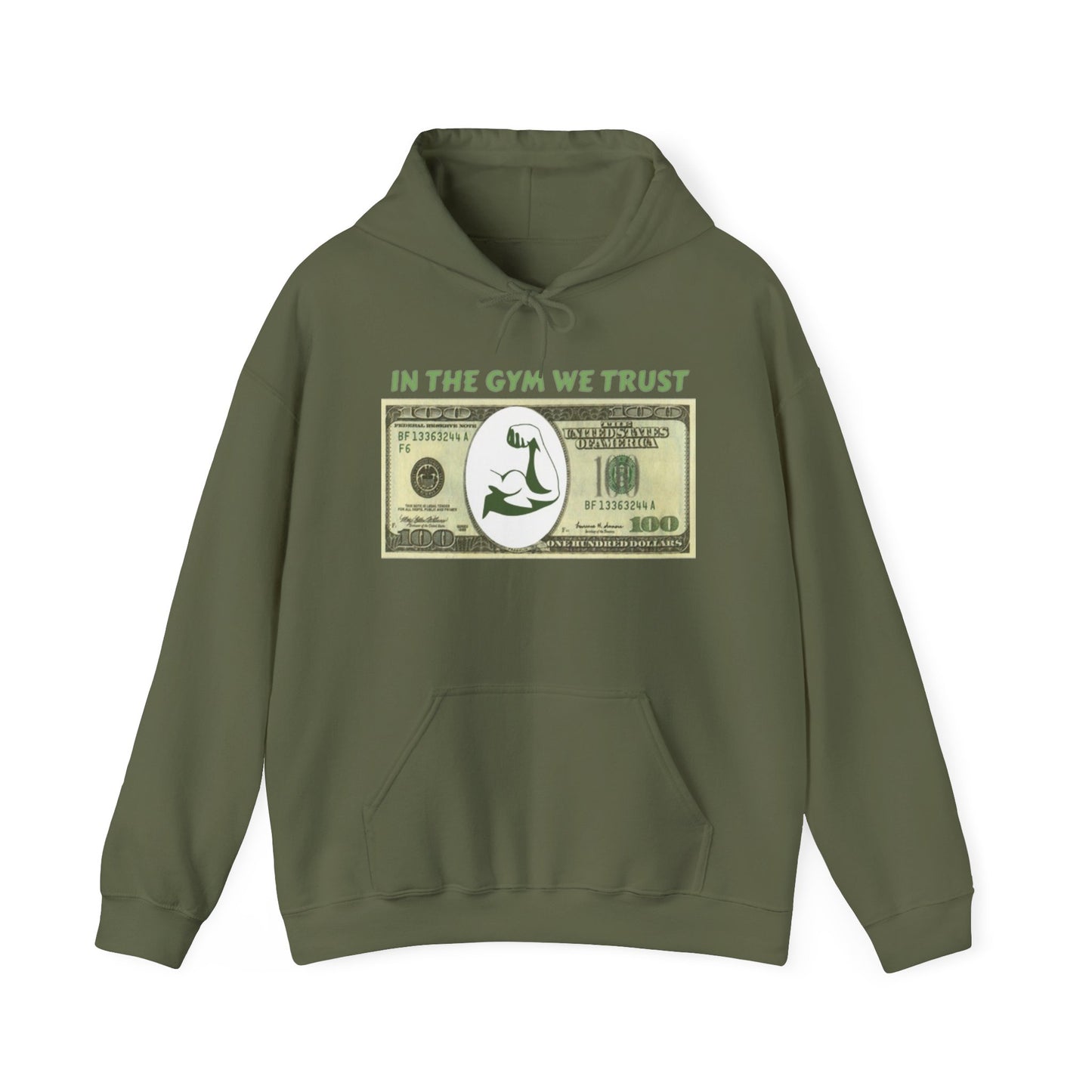 In The Gym We Trust Unisex Heavy Blend™ Hooded Sweatshirt