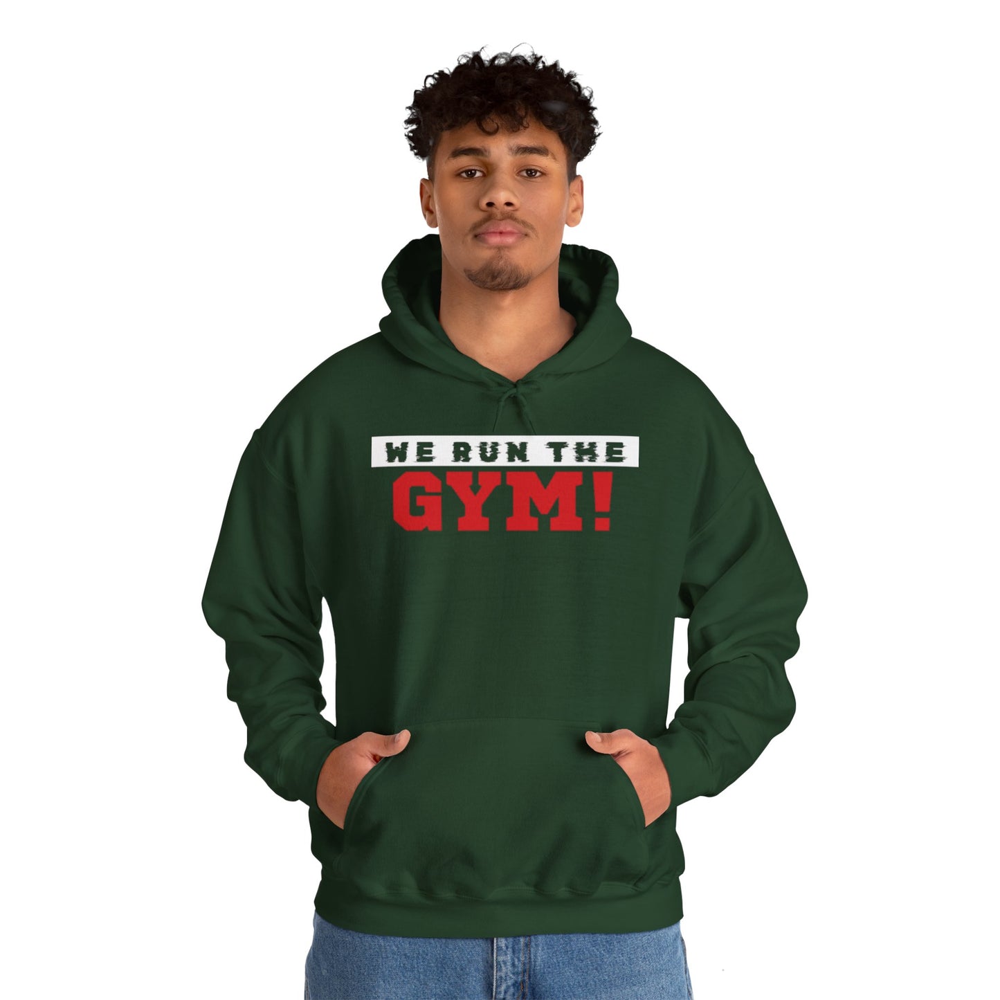 We Run The Gym Unisex Heavy Blend™ Hooded Sweatshirt