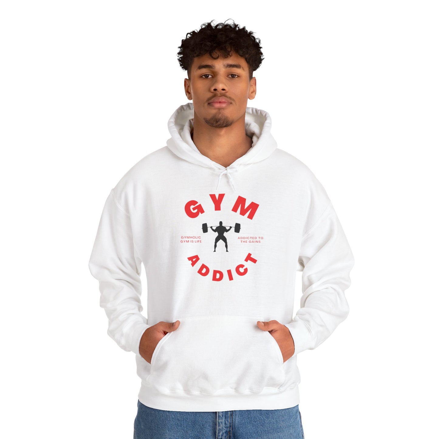 Gym Addict Unisex Heavy Blend™ Hooded Sweatshirt