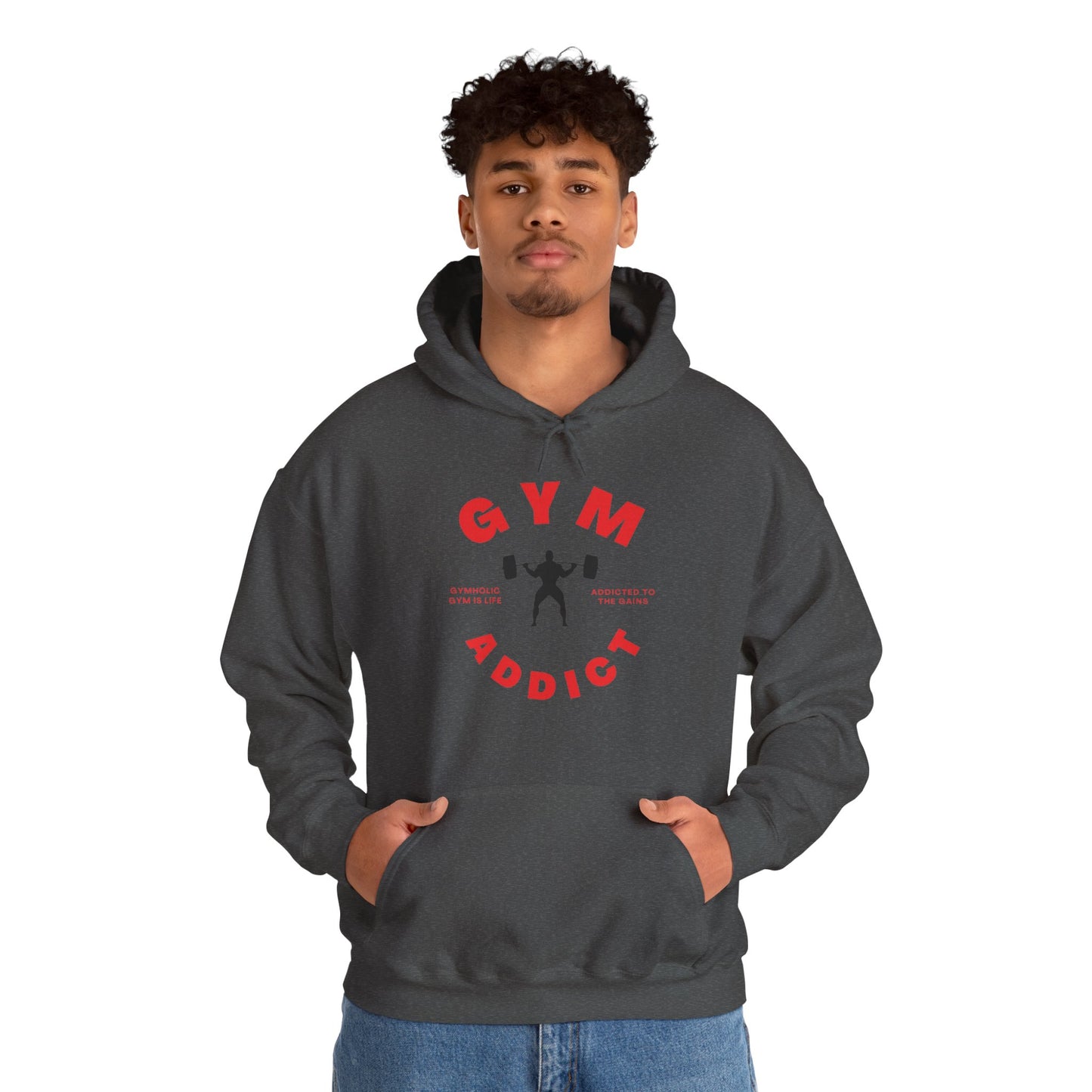 Gym Addict Unisex Heavy Blend™ Hooded Sweatshirt