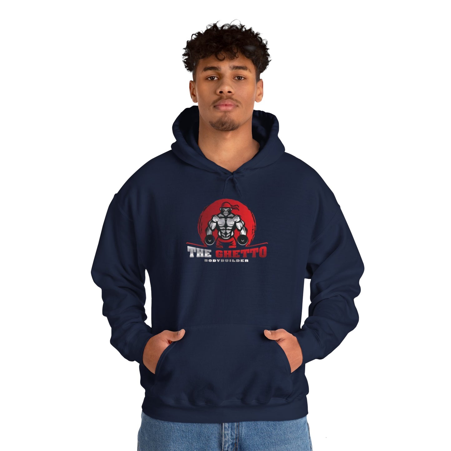 Ghetto Bodybuilder Unisex Heavy Blend™ Hooded Sweatshirt