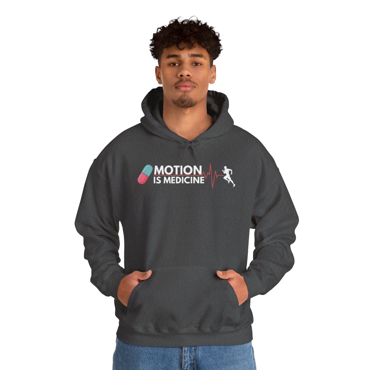 Motion Is Medicine Unisex Heavy Blend™ Hooded Sweatshirt