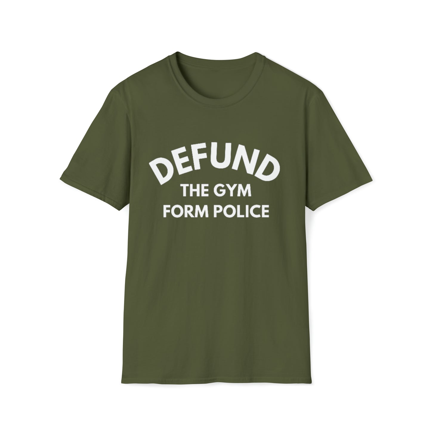 Defund Gym Police Unisex Softstyle T-Shirt
