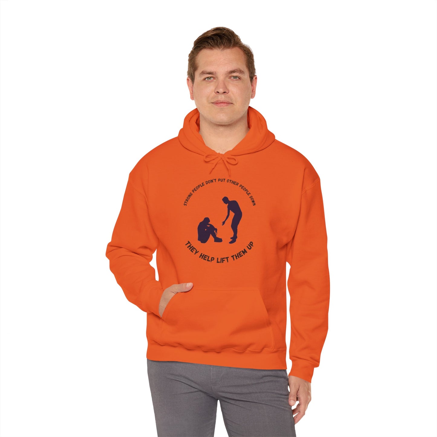Strong People Unisex Heavy Blend™ Hooded Sweatshirt