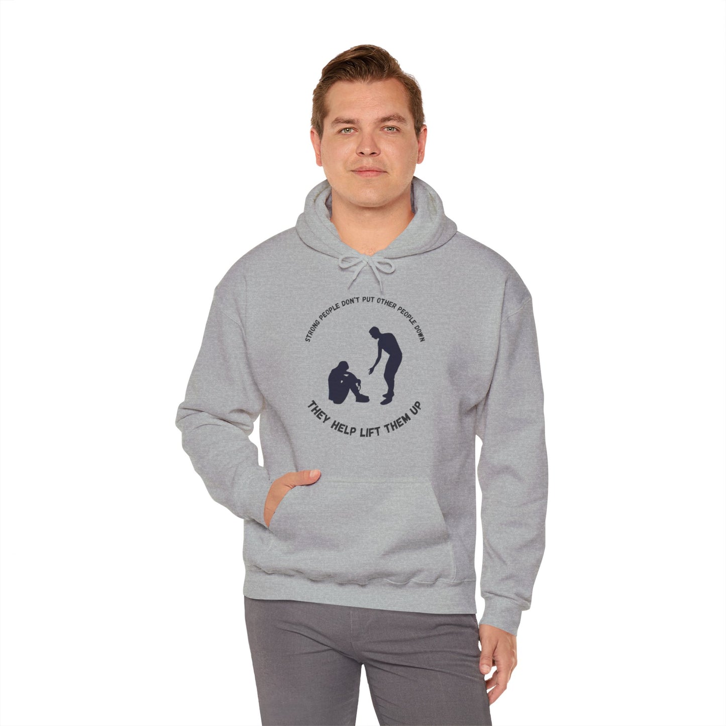 Strong People Unisex Heavy Blend™ Hooded Sweatshirt