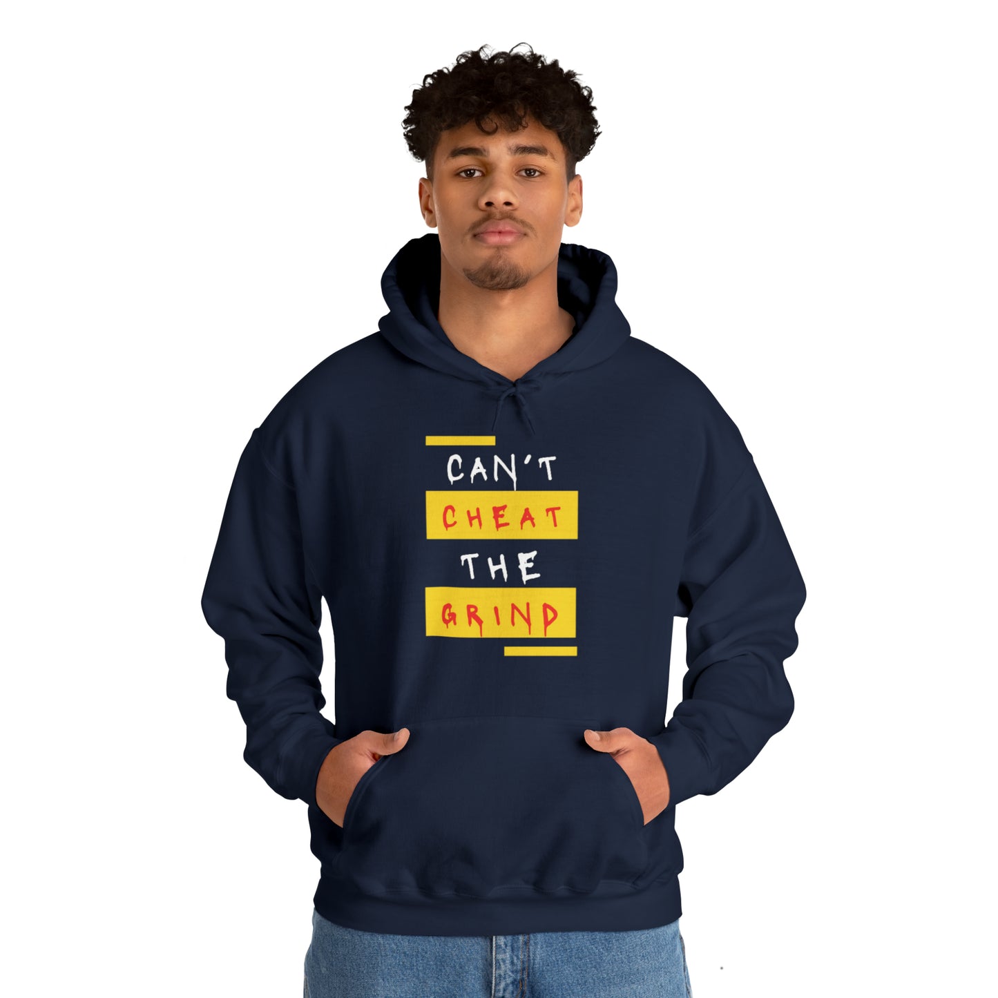 Can't Cheat The Grind Unisex Heavy Blend™ Hooded Sweatshirt