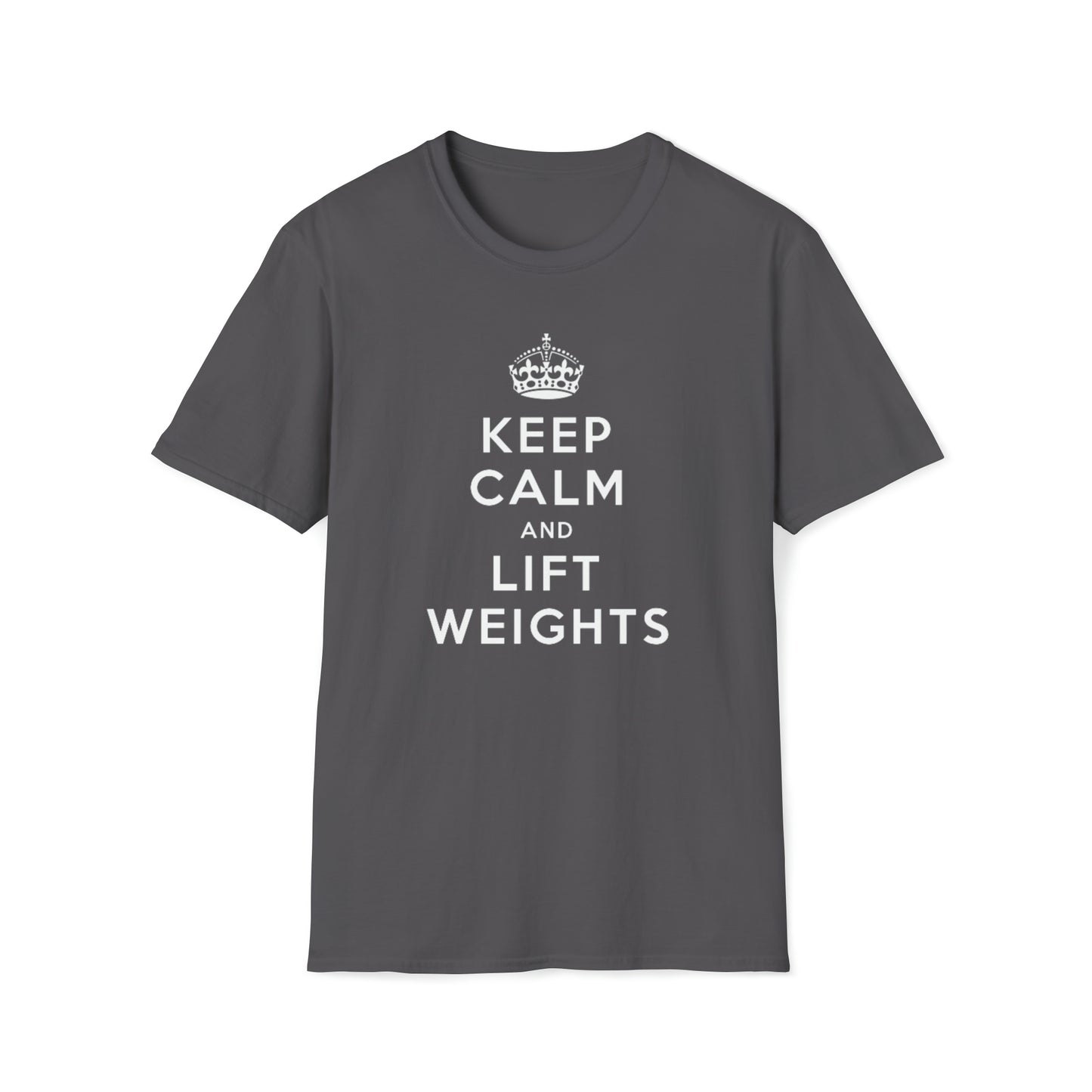 Keep Calm And Lift Weights Unisex Softstyle T-Shirt