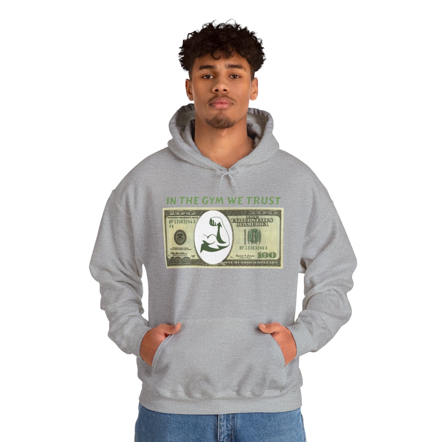 In The Gym We Trust Unisex Heavy Blend™ Hooded Sweatshirt