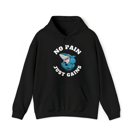 No Pain, No Gains Unisex Heavy Blend™ Hooded Sweatshirt