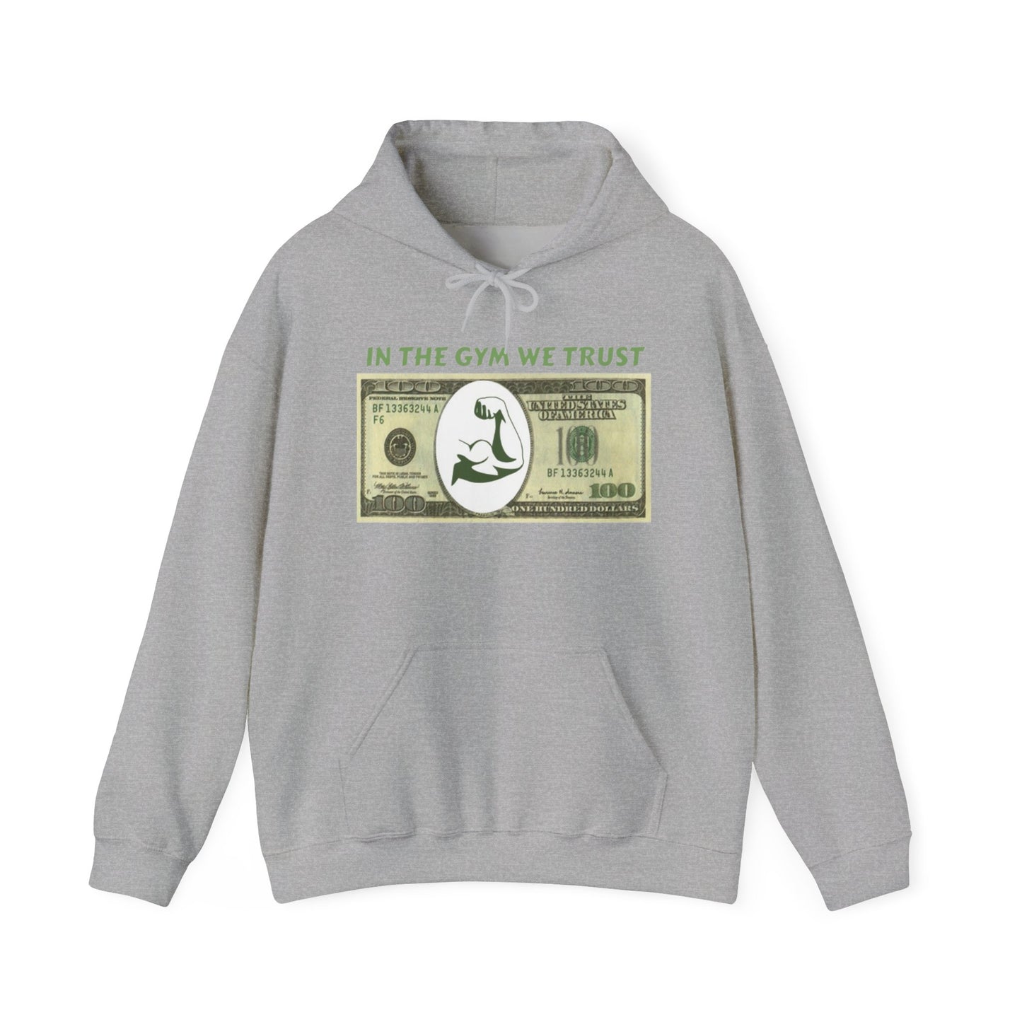 In The Gym We Trust Unisex Heavy Blend™ Hooded Sweatshirt