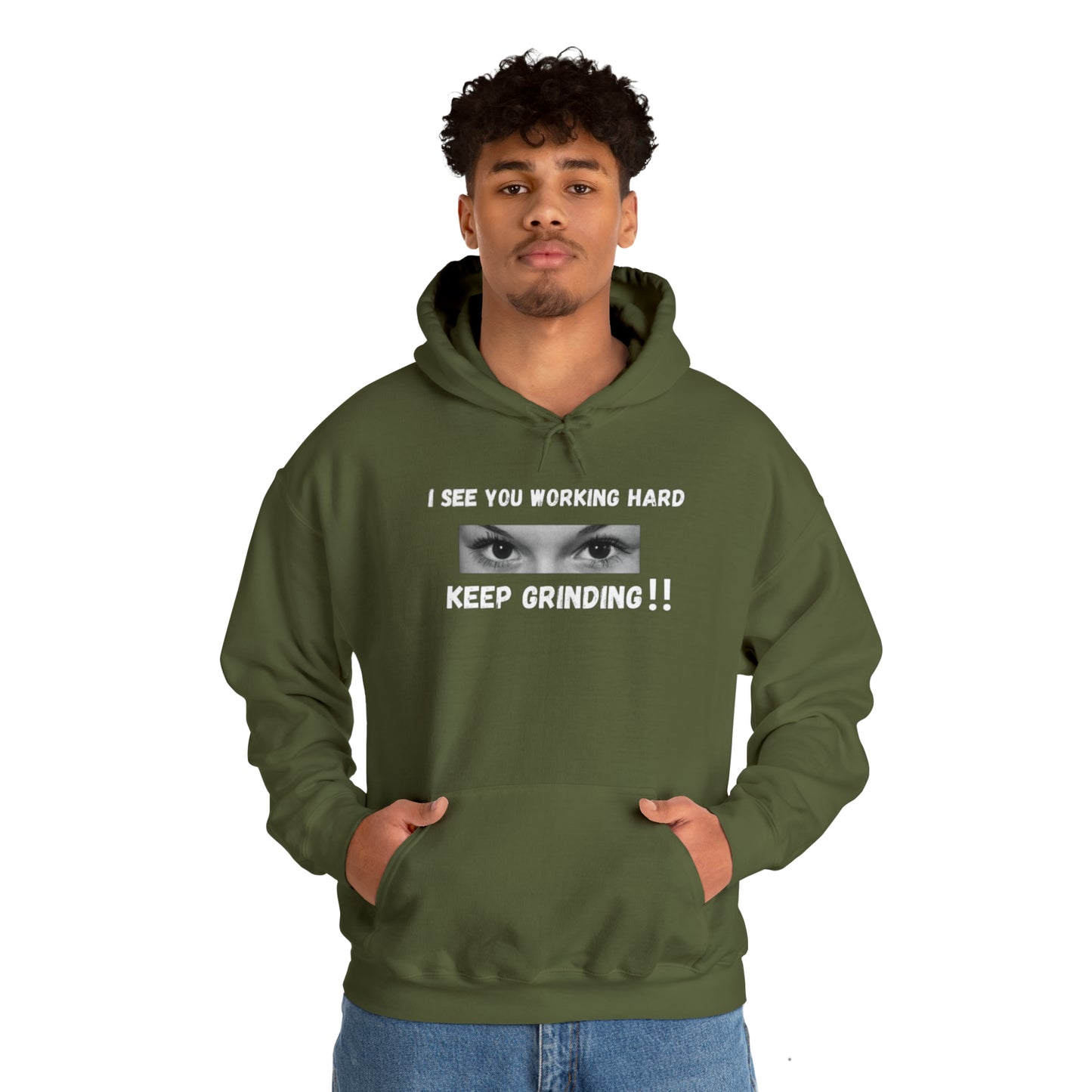I See You Grinding Unisex Heavy Blend™ Hooded Sweatshirt