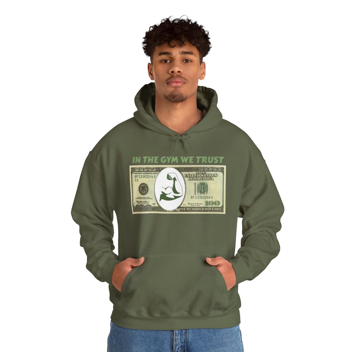 In The Gym We Trust Unisex Heavy Blend™ Hooded Sweatshirt
