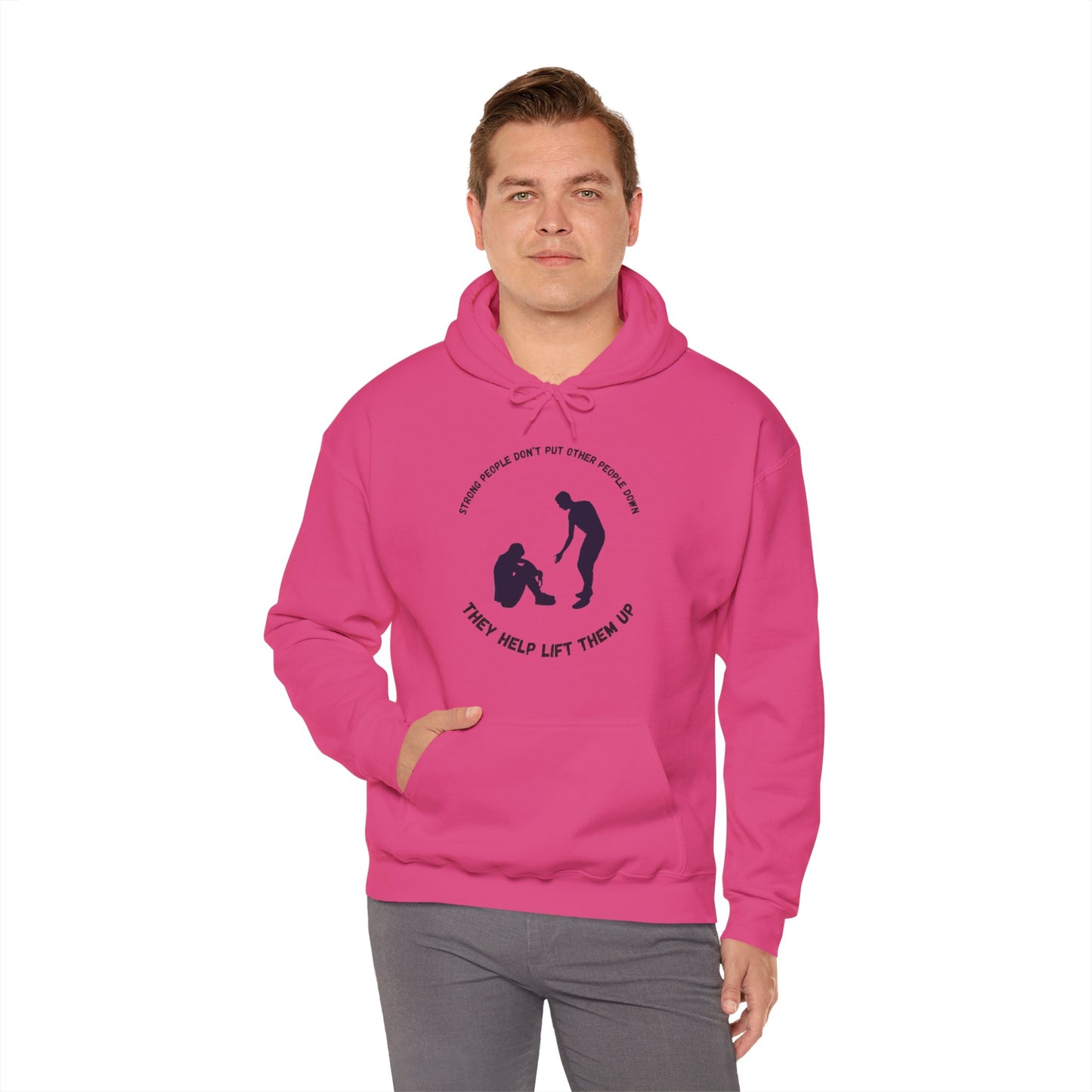 Strong People Unisex Heavy Blend™ Hooded Sweatshirt