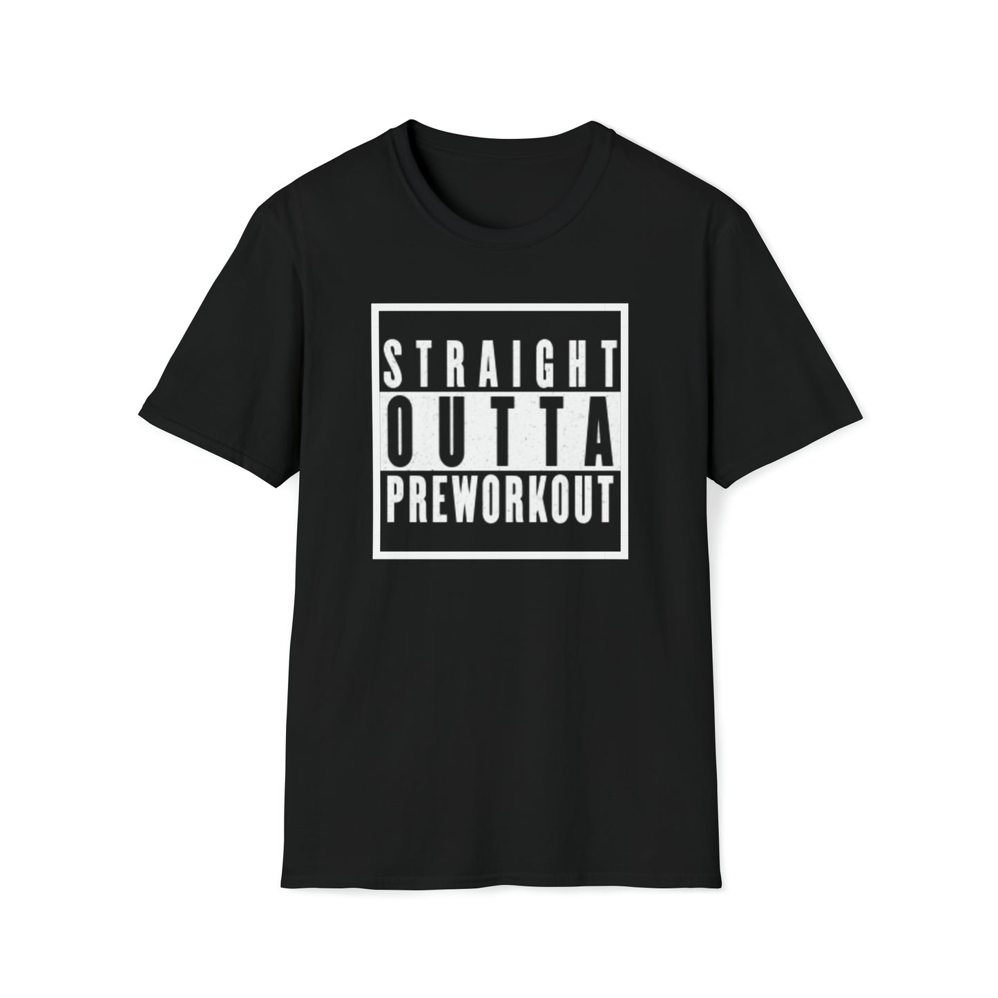 Straight Outta Preworkout Unisex Softstyle T-Shirt