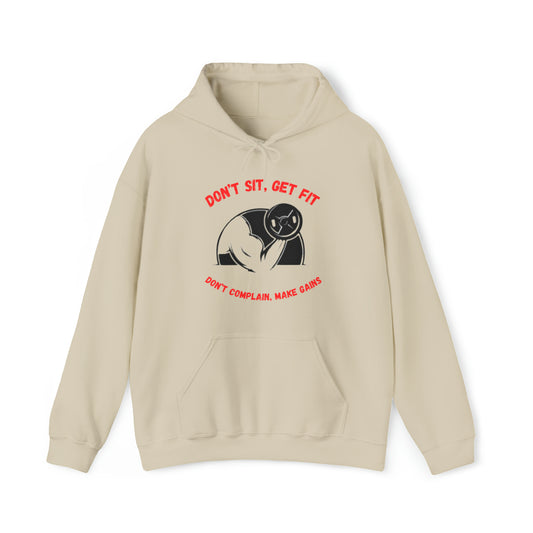 Don't Sit, Get Fit Unisex Heavy Blend™ Hooded Sweatshirt