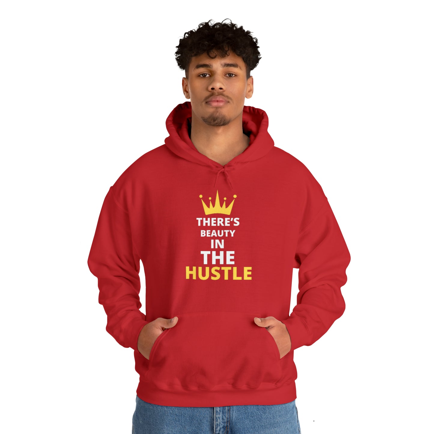 Beauty In The Hustle Unisex Heavy Blend™ Hooded Sweatshirt