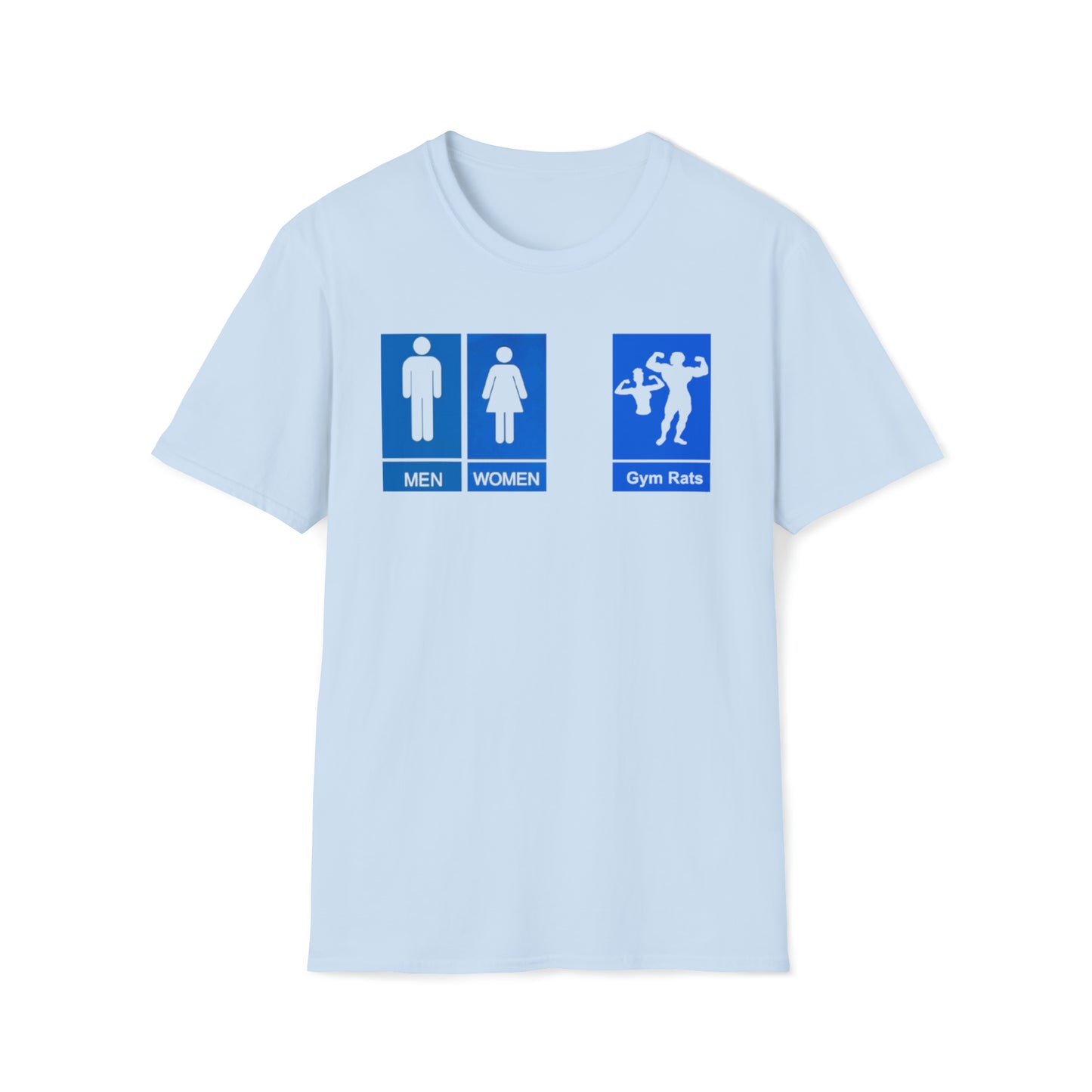 Gym Rats Bathroom Unisex Softstyle T-Shirt