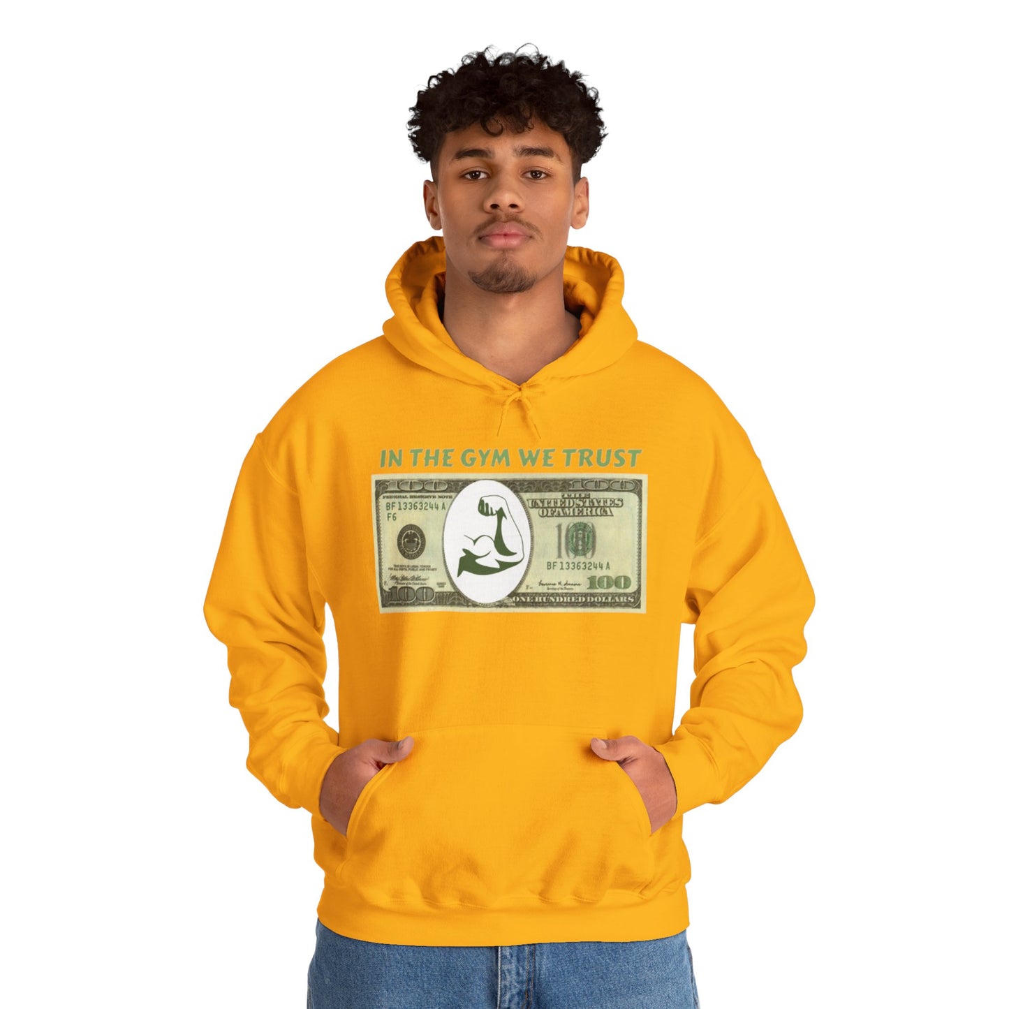 In The Gym We Trust Unisex Heavy Blend™ Hooded Sweatshirt