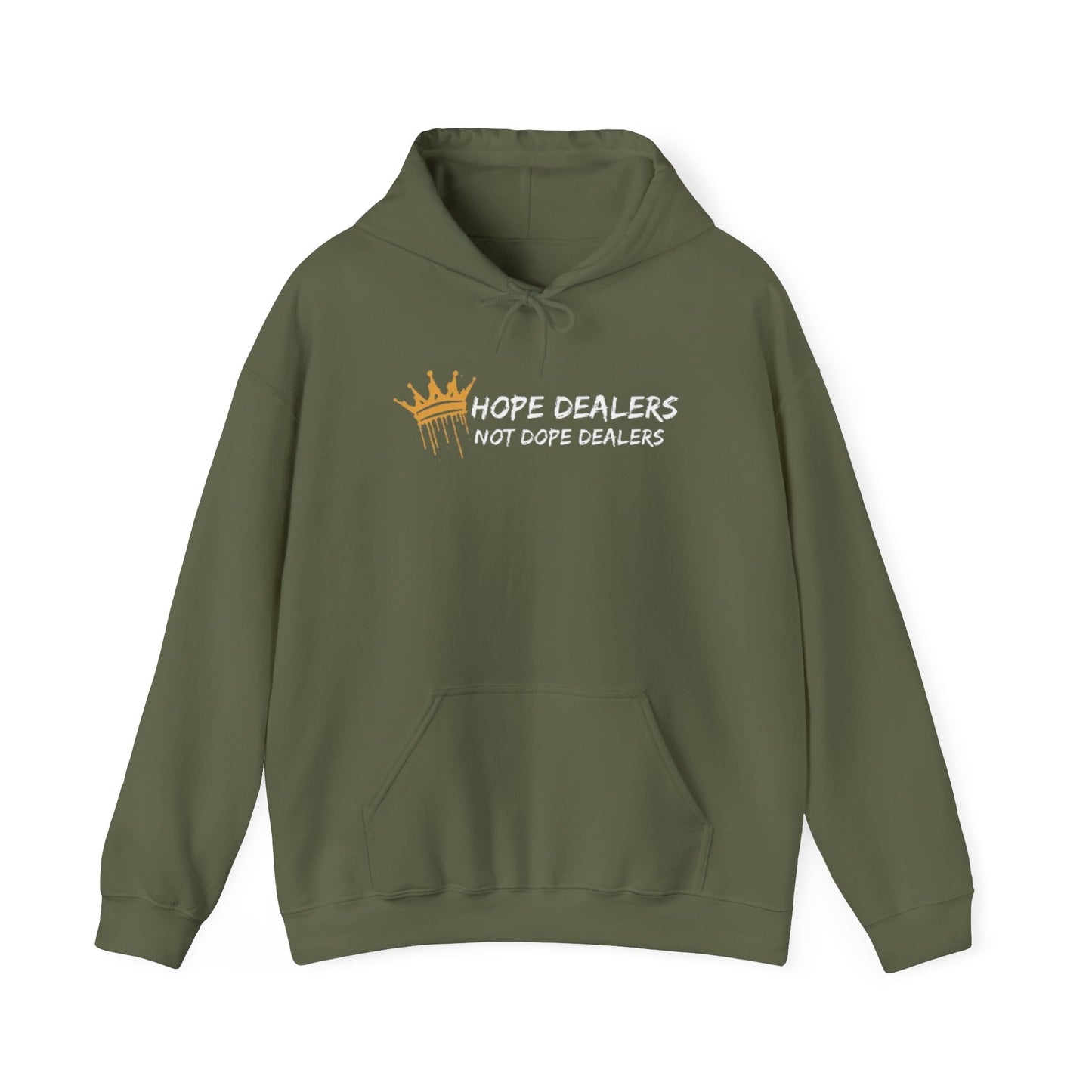 Hope Dealers, Not Dope Dealers Unisex Heavy Blend™ Hooded Sweatshirt