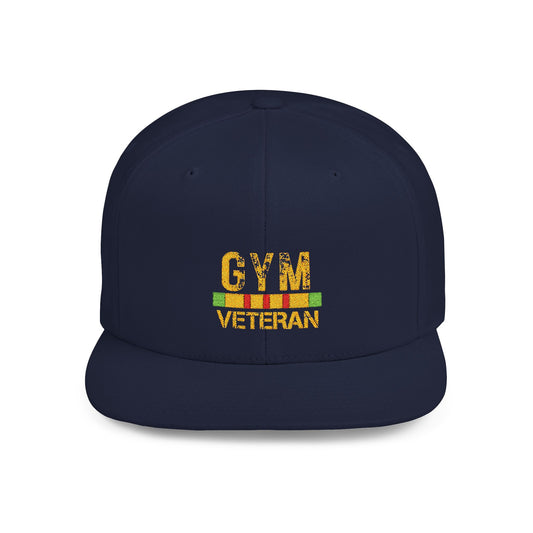 Gym Veteran Flat Bill Snapback