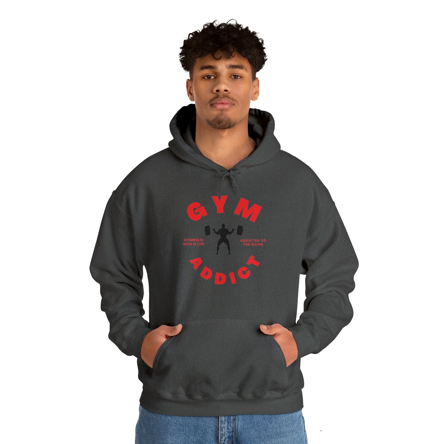 Gym Addict Unisex Heavy Blend™ Hooded Sweatshirt