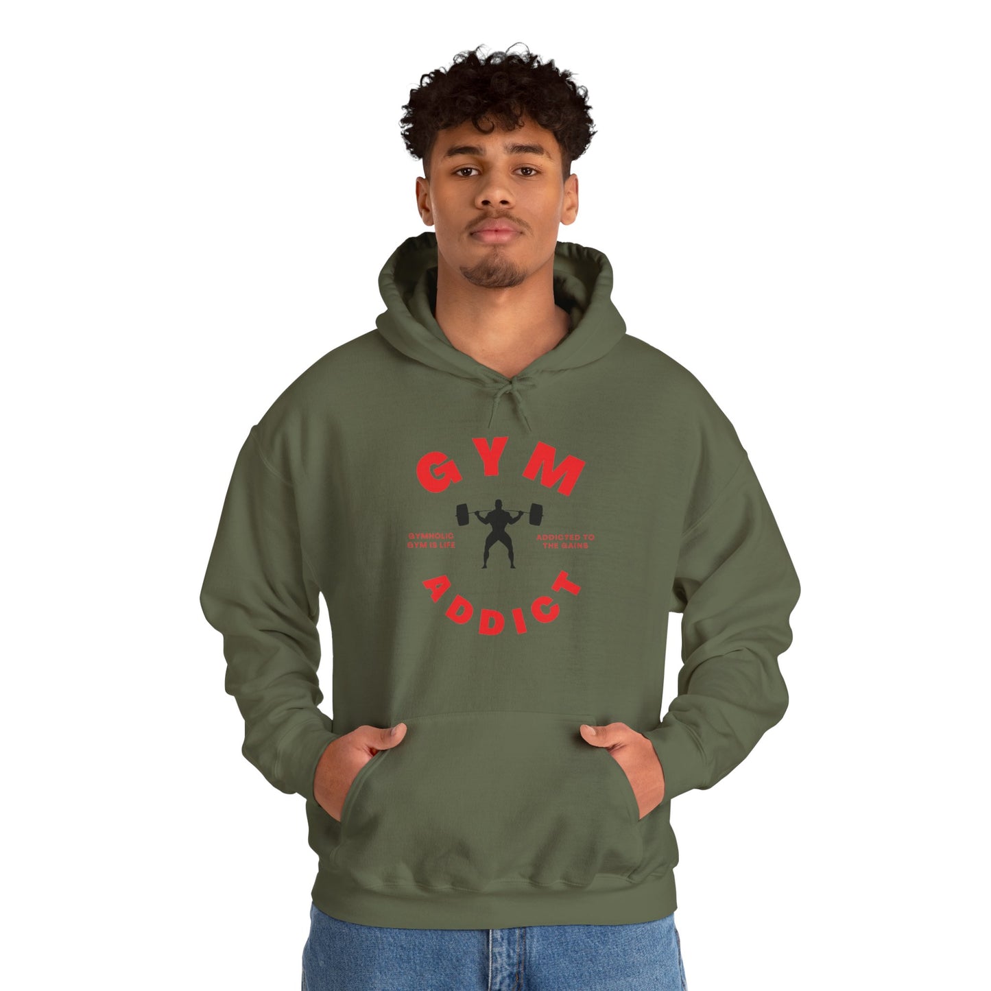 Gym Addict Unisex Heavy Blend™ Hooded Sweatshirt