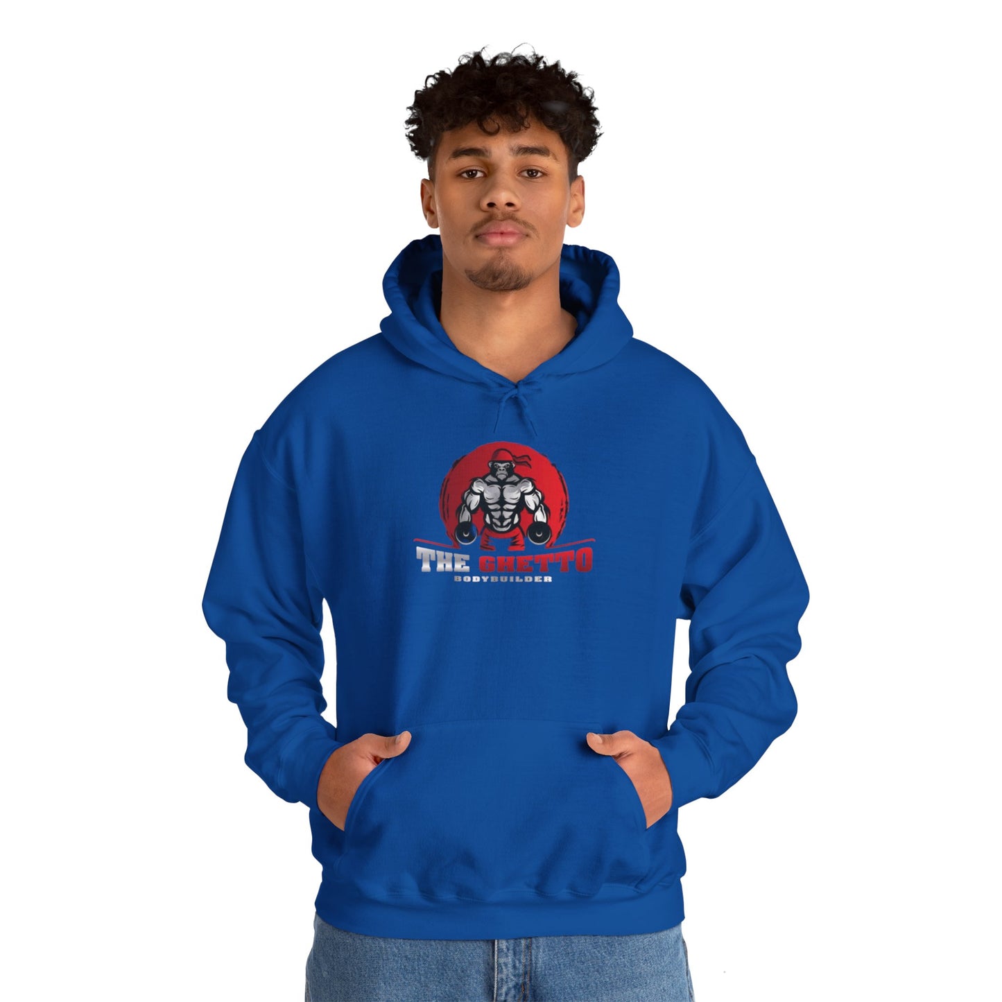 Ghetto Bodybuilder Unisex Heavy Blend™ Hooded Sweatshirt