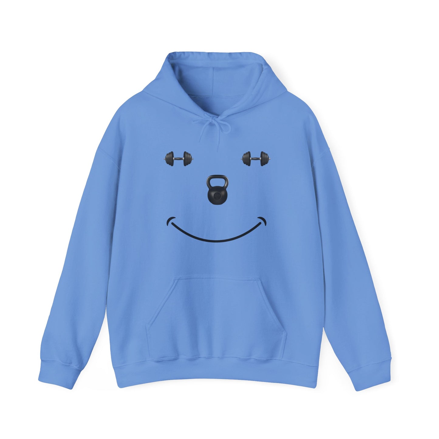 The Gym Makes Me Happy Unisex Heavy Blend™ Hooded Sweatshirt