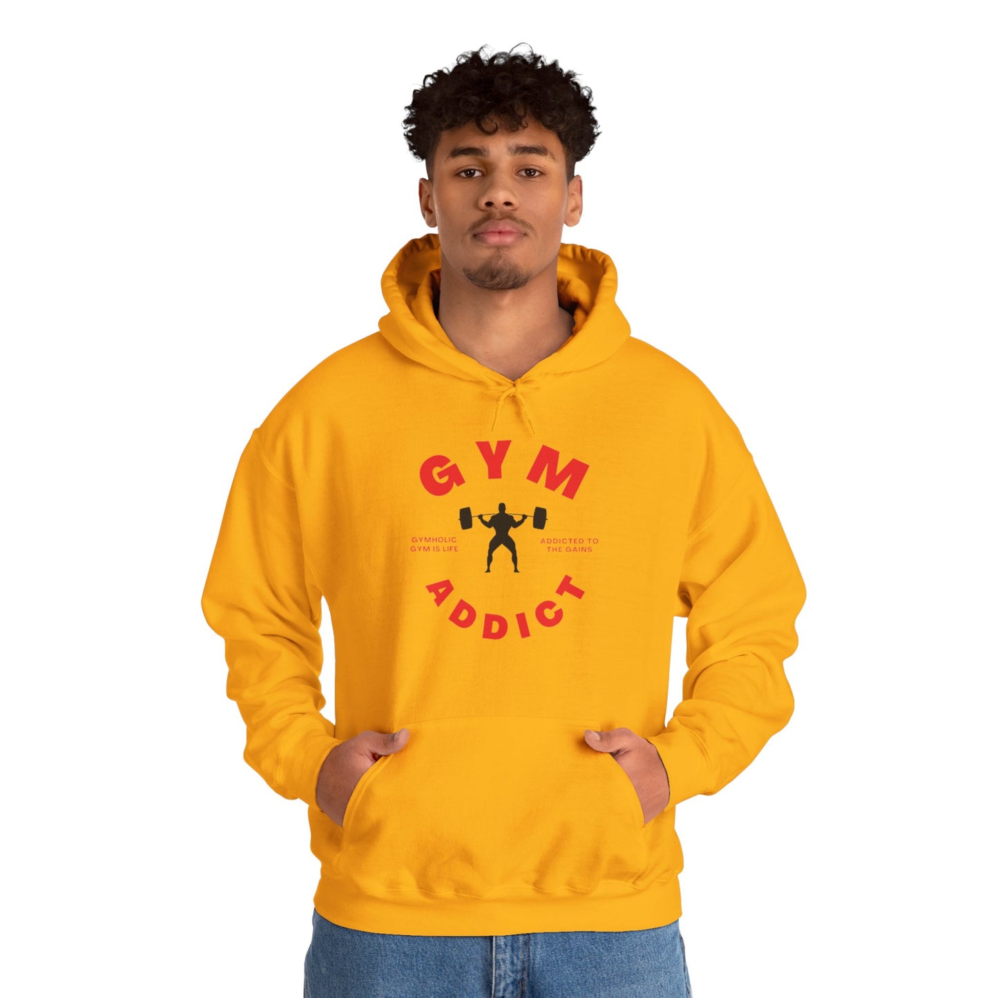 Gym Addict Unisex Heavy Blend™ Hooded Sweatshirt